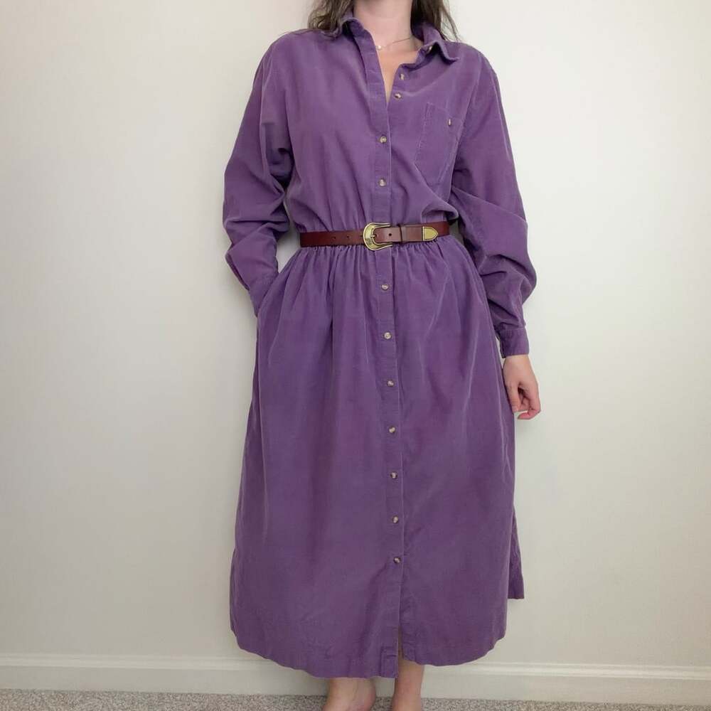 Vintage Eddie Bauer Corduroy Dress